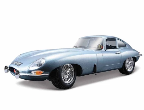 Burago 1:18 Jaguar E-Type Coupe Gümüş - 2
