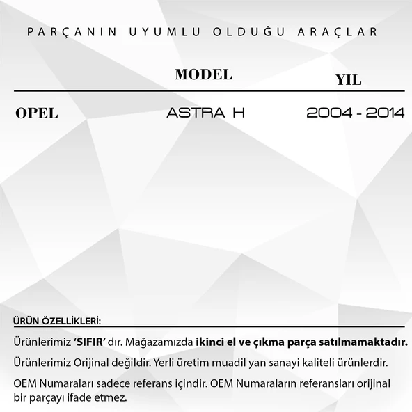 Opel Astra H için Ön Silecek Motor Dişlisi (66-Diş) - 2
