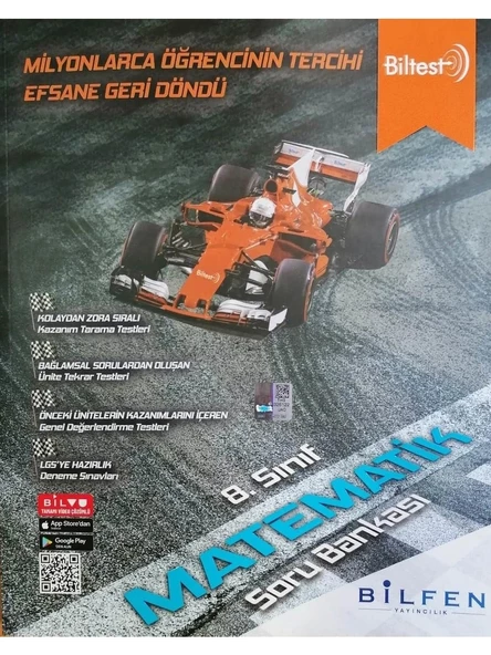 Bilfen Yayınları Biltest 8. Sınıf LGS Matematik Soru Bankası