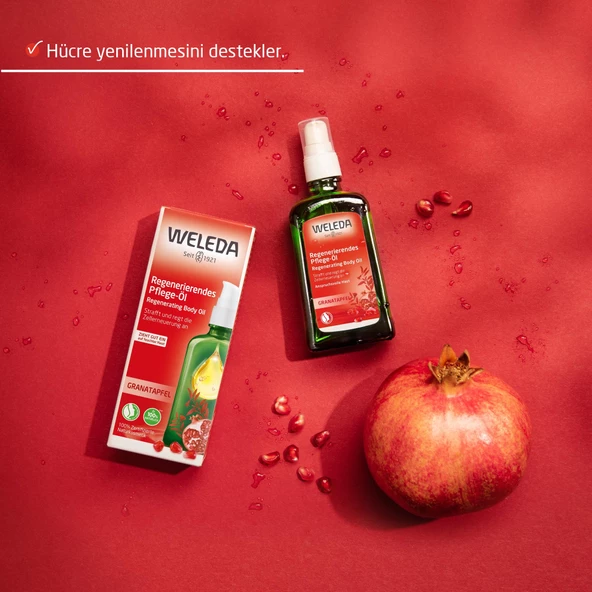 Weleda Organik Nar Özlü Yenileyici Vücut Bakım Yağı 100ml - 9