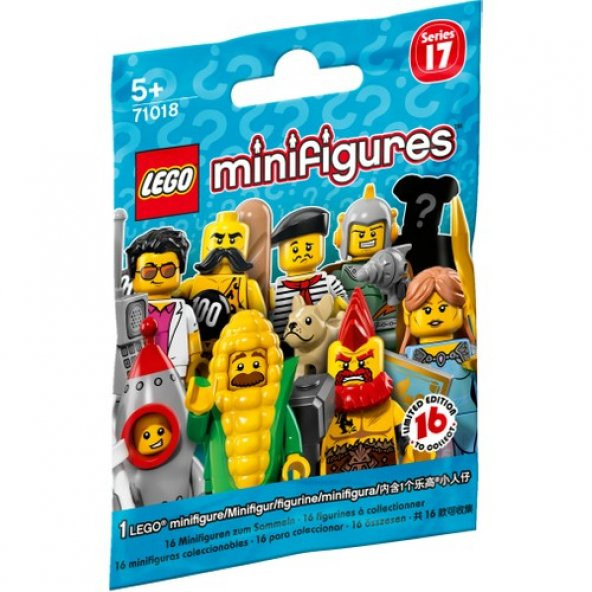 Lego Minifigür - Seri 17 - 71018 - 1 Professional Surfer - Resim 2