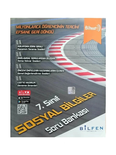 Bilfen Yayınları 7. Sınıf Biltest Sosyal Bilgiler Soru Bankası