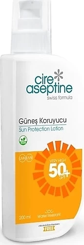 CİRE ASEPTİNE GÜNEŞ KORUYUCU 50+ YETİŞKİN 200ML