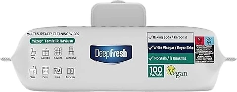 DEEP FRESH YÜZEY TEMİZLİK HAVLUSU 100LÜ