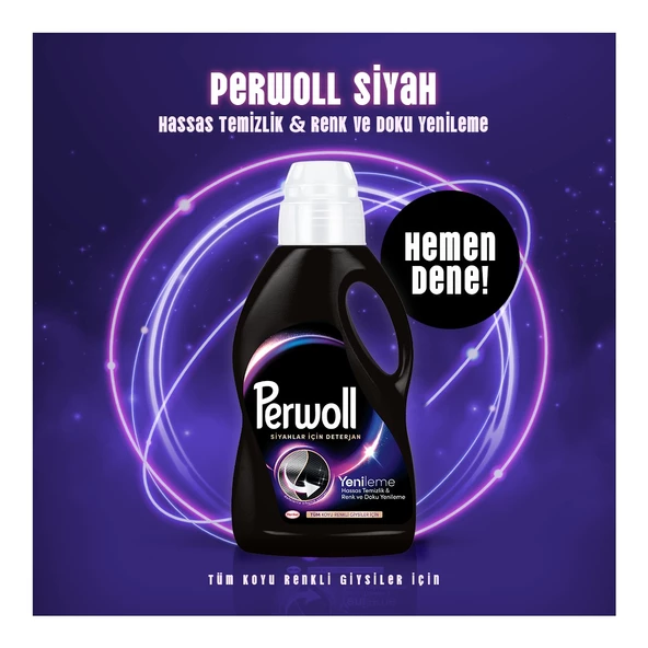 Perwoll Yenileme Siyahlar için Sıvı Deterjan 72 Yıkama 3.96 lt - 4