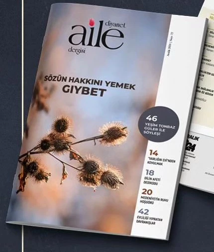 Diyanet Aile Dergi 72.Sayı Aralık 2024