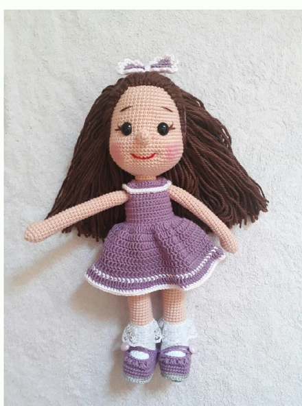 Fatoş Bebek Amigurumi Organik Oyuncak