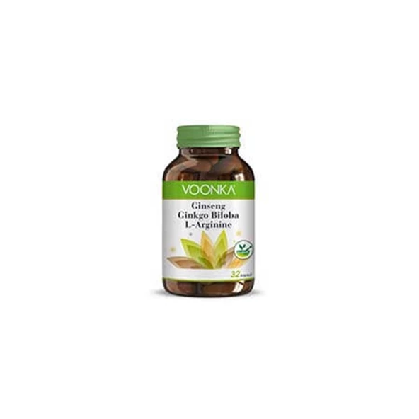 Voonka Ginseng Ginkgo Biloba L-Arginine 32 Kapsül - 1