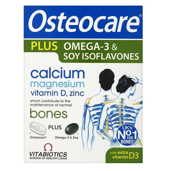 Vitabiotics Osteocare Plus Omega 3 Takviye Edici Gıda 84 Tablet