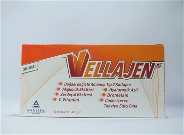 Vellajen Tip 2 Kollajen 30 Tablet