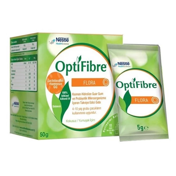 Optifibre Flora Probiyotik + Prebiyotik 5gr x 10 Saşe (50gr)