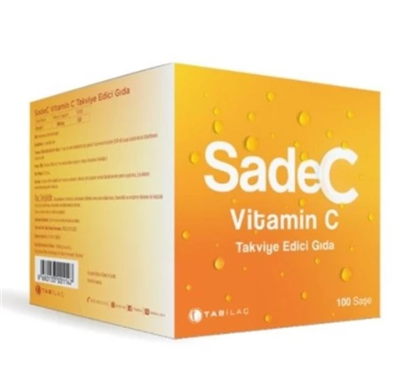 SadeC Vitamin C Takviye Edici Gıda 100 Saşe