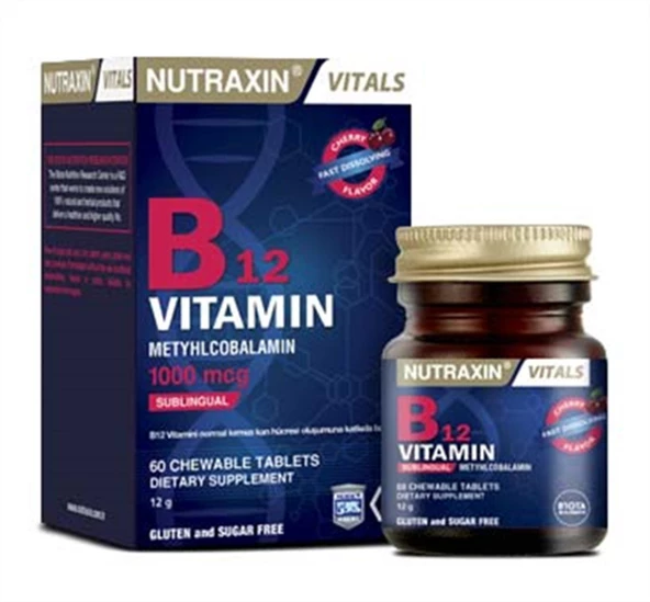 Nutraxin  B12 Vitamin 60 Tablet
