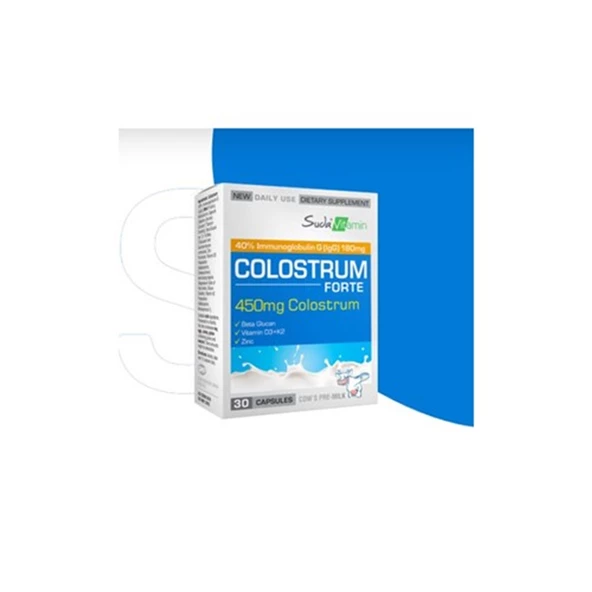 Suda Vitamin Colostrum Forte 30 Kapsül