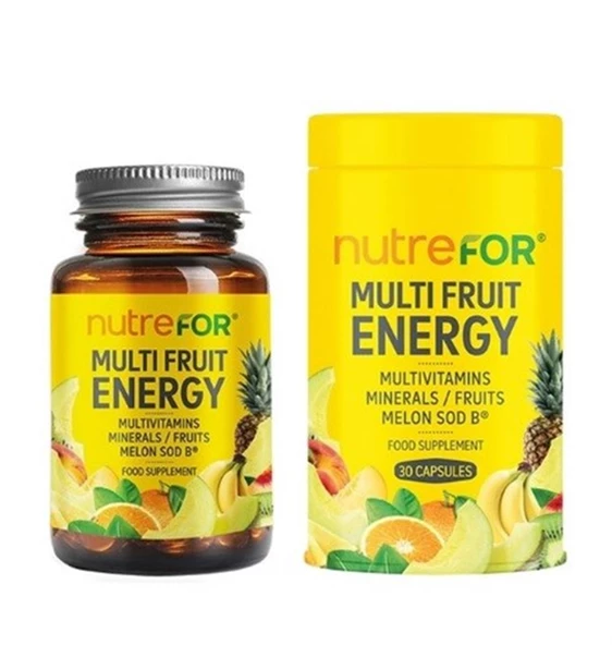 Nutrefor Multi Fruit Energy 30 Kapsül