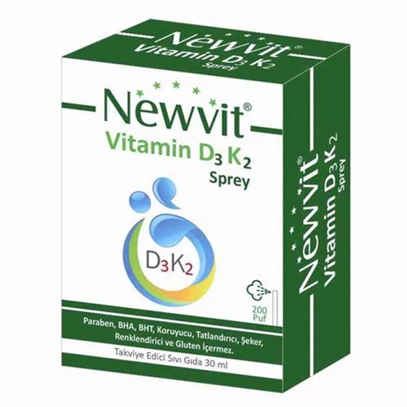 Newvit Vitamin D3K2 Sprey 30 ml - 2