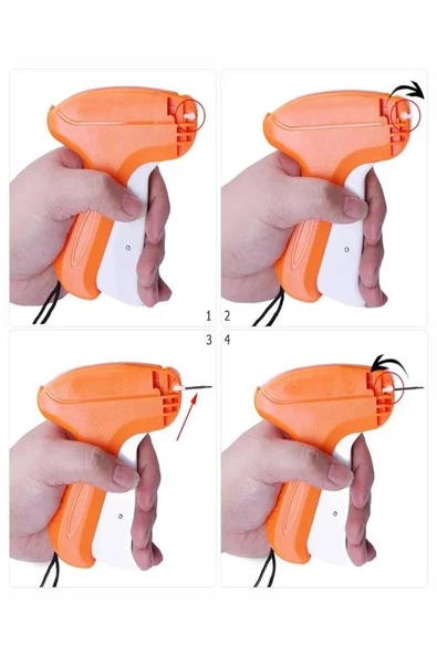 Kılçık Makinesi 1 Adet Kılçık Tabancası Türban Tasarım Gelinlik Metal İğneli Kılçık Makinesi Markalama Etiketleme - 5