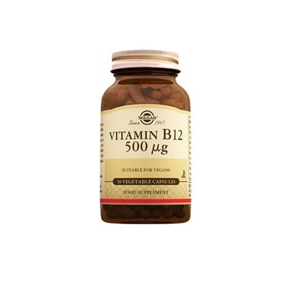 Solgar Vitamin B12 500 Mcg 50 Tablet