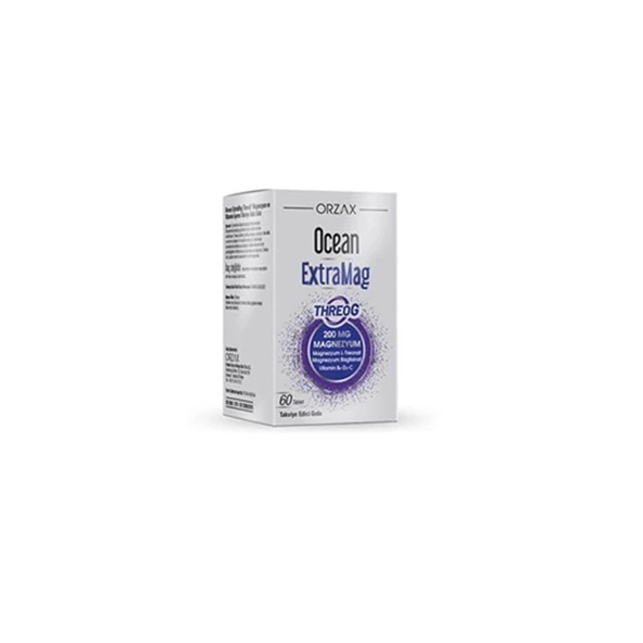 Orzax Ocean ExtraMag Threog Takviye Edici Gıda 60 Tablet