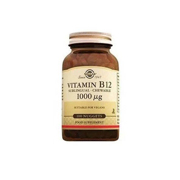 Solgar Vitamin B12 1000 Mcg 100 Dilaltı Tb