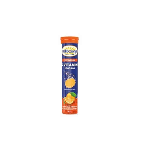 Haliborange C Vitamini 20 Efervesan Tablet Portakal Aromalı