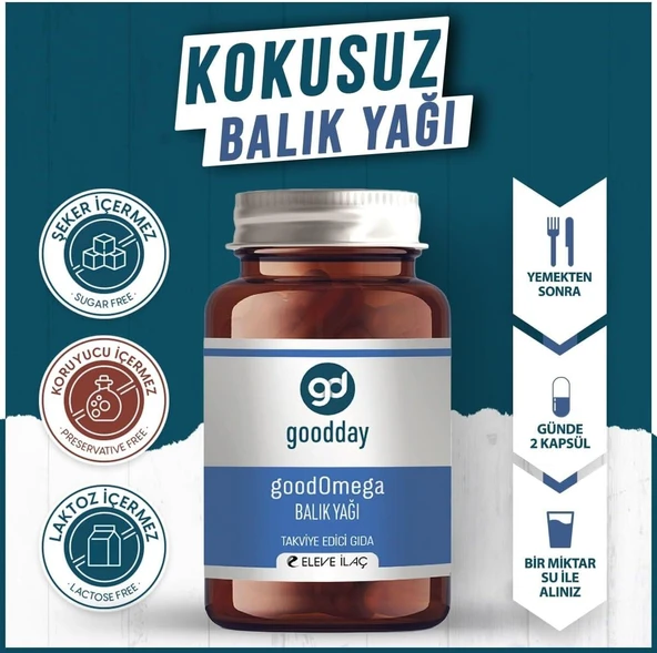 Goodday Omega-3 60 Kapsül