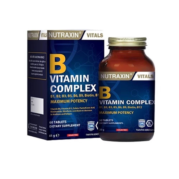 Nutraxin B Vitamin Complex 60 Kap