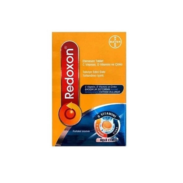 Redoxon Üçlü Etki C Vitamini D Vitamini Çinko Efervesan 30 Tablet