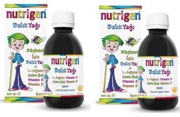 Nutrigen Balık Yağı Şurup 200 ml İkili Paket