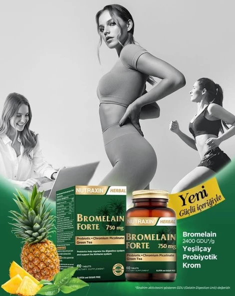 Nutraxin Bromelain Forte 750 mg 60 Tb - 3