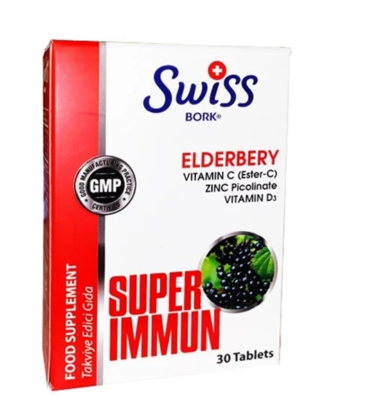 Swiss Bork Elderbery 30 Tablet