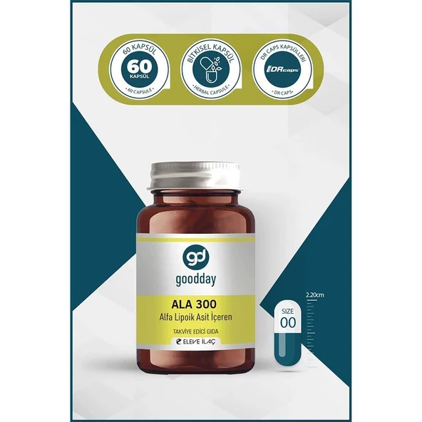 Goodday Alfa Lipoik Asit ALA300 60 Kapsül
