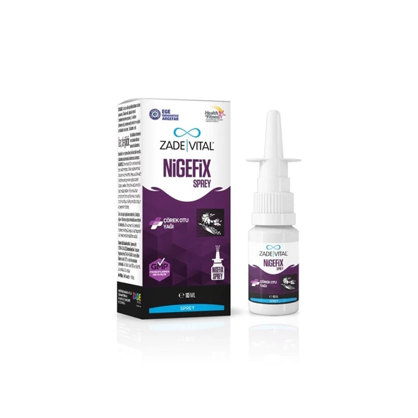 Zade Vital Nasal Nigefix Nasal Spey 10 Ml