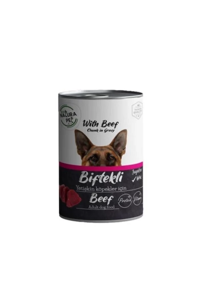 Eco Pet Biftekli Yetişkin Konserve Köpek Maması 400 Gr.