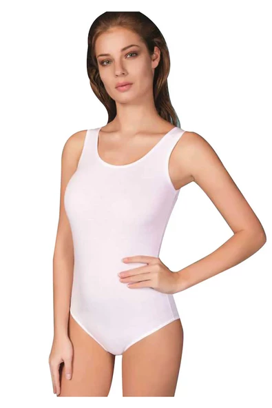 Berrak Kalın Askılı Çıtçıtlı Body - 3