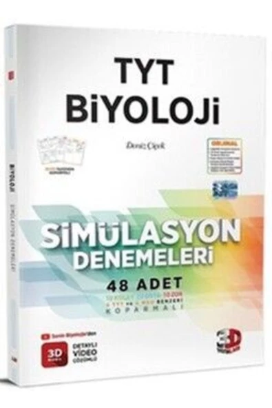 3D Yayınları 3d Tyt Simülasyon Biyoloji Denemeleri