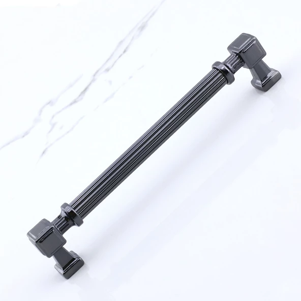 Talas Metal Füme Renk Kulp 160 mm Mobilya Çekmece Mutfak Dolabı Dolap Kulpları Kulb 16 cm - Resim 2