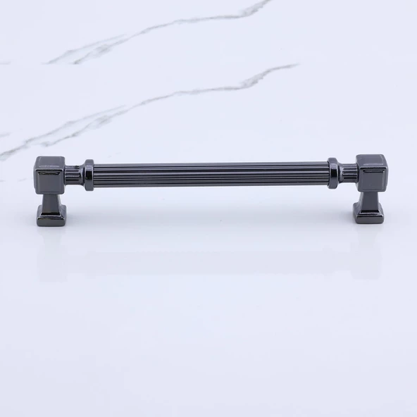 Talas Metal Füme Renk Kulp 160 mm Mobilya Çekmece Mutfak Dolabı Dolap Kulpları Kulb 16 cm - Resim 4