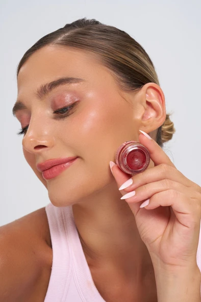 Kuatra Calendula Glow Doğal İçerikli Nemlendirici - Antioksidan Işıltı Veren Balm (Highlighter-Göz Farı-Allık-Ruj) 7ml - 12