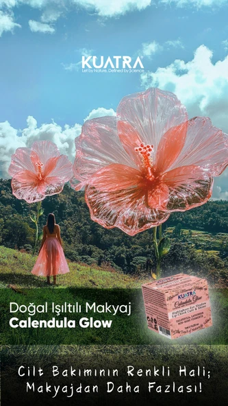 Kuatra Calendula Glow Doğal İçerikli Nemlendirici - Antioksidan Işıltı Veren Balm (Highlighter-Göz Farı-Allık-Ruj) 7ml - 7