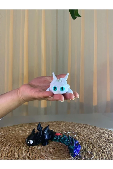 HANMADE  Dişsiz- Işığın Öfkesi Anahtarlık - 3