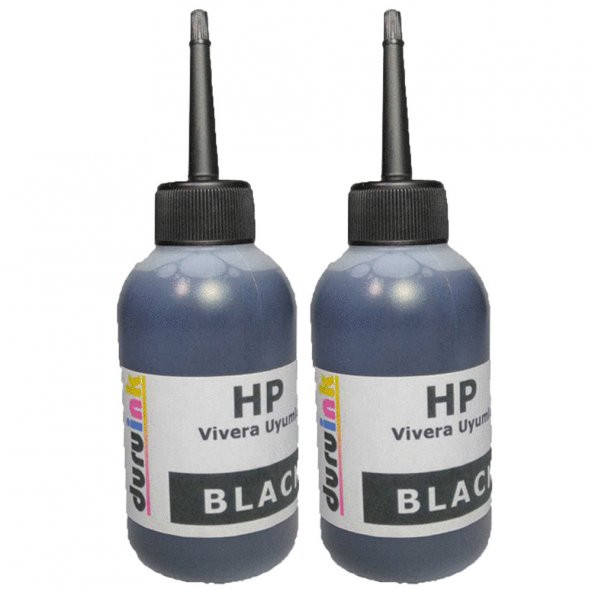HP 2134 3630 3632 (302) KARTUŞ MÜREKKEP DOLUM SETİ 2X100ML SİYAH Non Oem - Resim 2