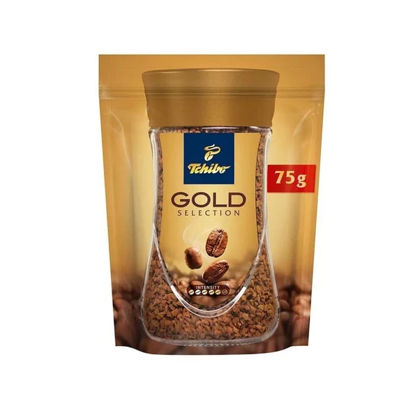 Tchibo Gold Selection Çözünebilir Kahve 75 Gr. 3'lü