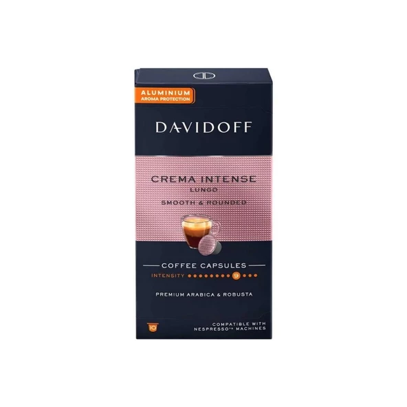 Davidoff Crema intense Lungo 10lu Kapsül Kahve