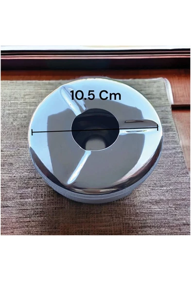 SPRENDA Paslanmaz Çelik Kapaklı Kül Tablası-10,5 Cm - 2