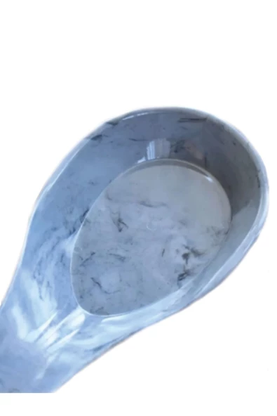 SPRENDA Yatay Tezgah Üstü Kaşıklık Mermer Desen Kirli Kaşıklık & Kepçe Altlığı - Resim 5