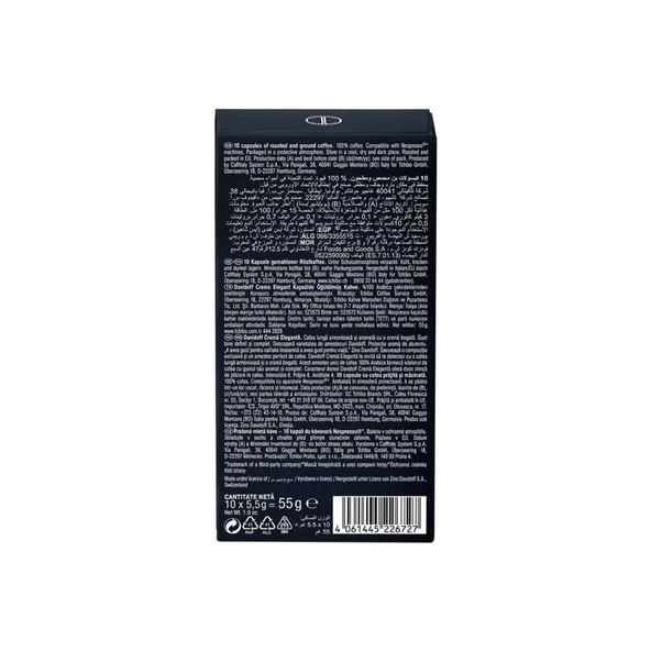 Davidoff Crema Elegant Lungo 10lu Kapsül Kahve - 3