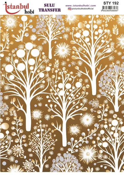 Yılbaşı Sulu Transfer 25x35cm STY192 ürün görseli