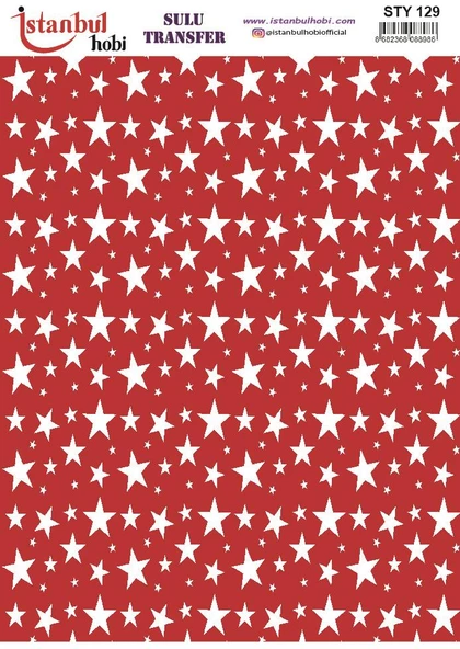 Yılbaşı Sulu Transfer 25x35cm STY129 ürün görseli