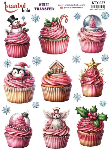 Yılbaşı Sulu Transfer 25x35cm STY087 ürün görseli